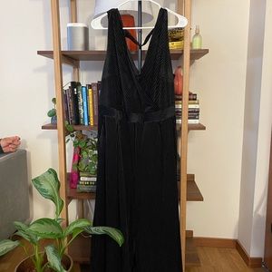 Black Velvet Jumpsuit